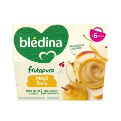 Puré de Fruta Maçã e Pera