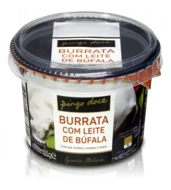 Queijo Burrata com Leite de Búfala