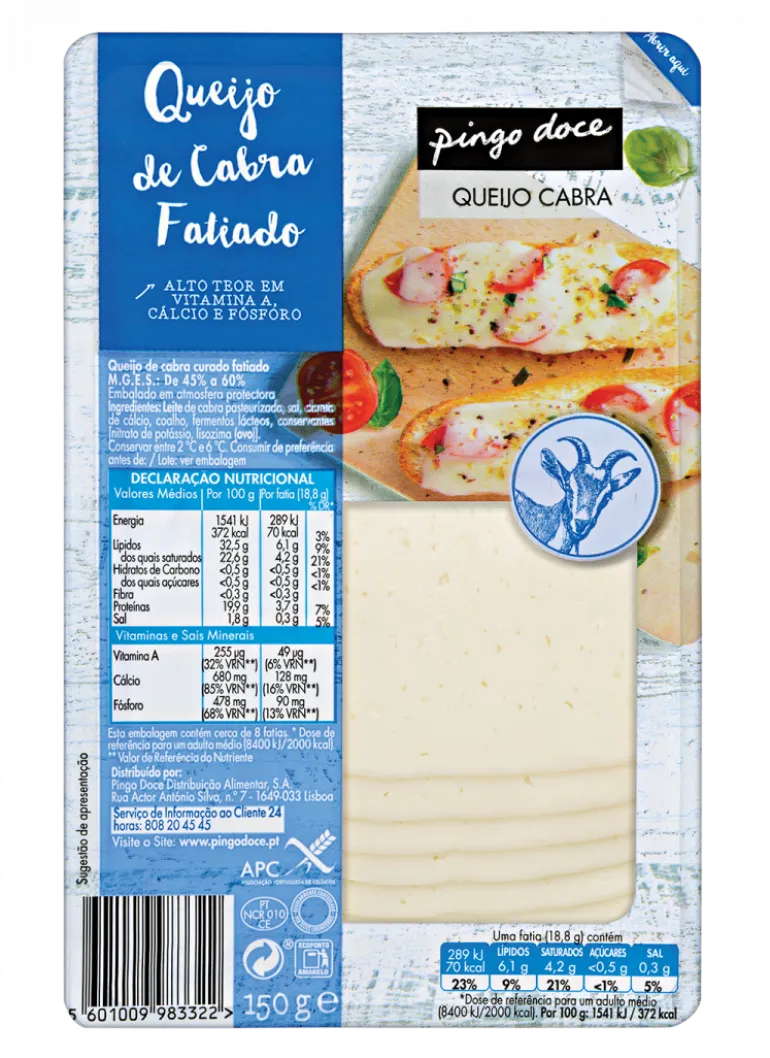 Queijo de Cabra Fatiado