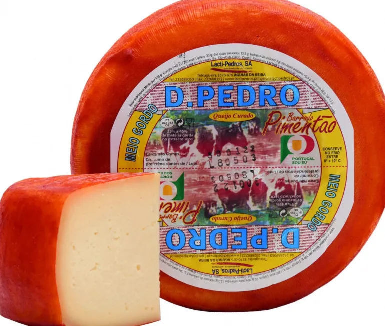 Queijo de Prato Meio Gordo Apimentado