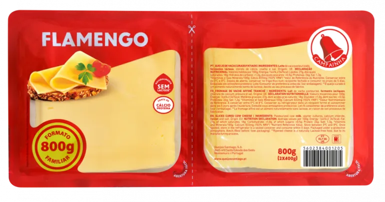 Queijo Flamengo Fatiado