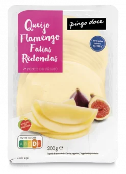 Queijo Flamengo Fatia Redonda