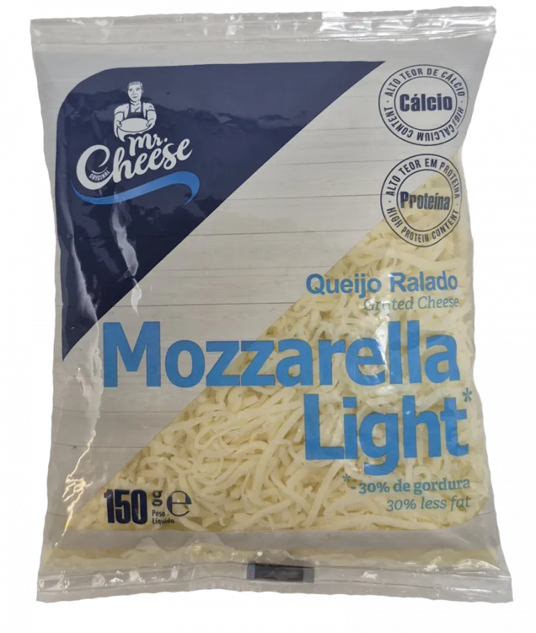 Queijo Mozzarella Light Ralado