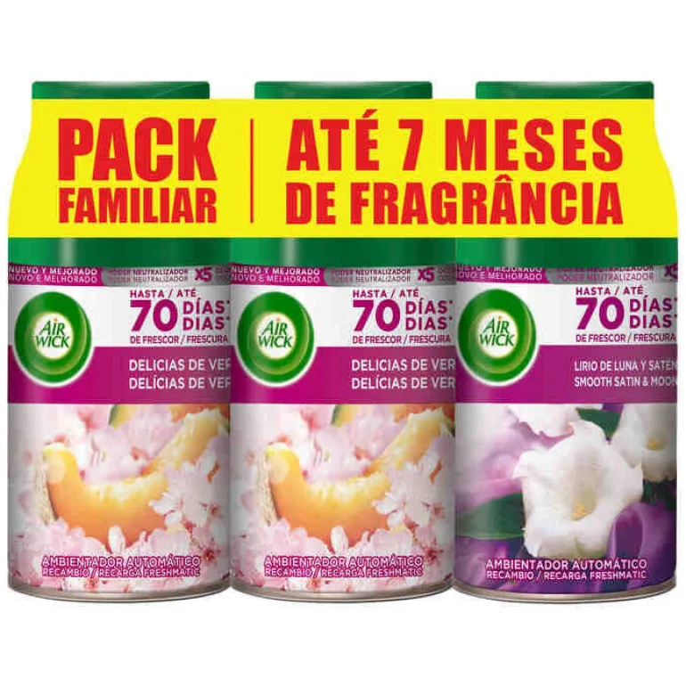 Recarga Ambientador Freshmatic Delícias de Verão e Satin & Moon