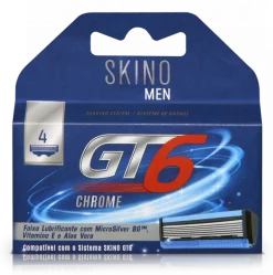 Recarga Lâminas de Barbear GT6 Chrome