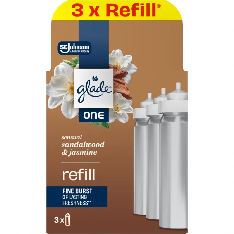 Recargas Ambientador One Sandalwood & Jasmine Pack 3