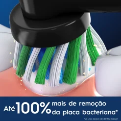 Recargas Escova de Dentes Elétrica Pro Cross Action Preta Pack 4