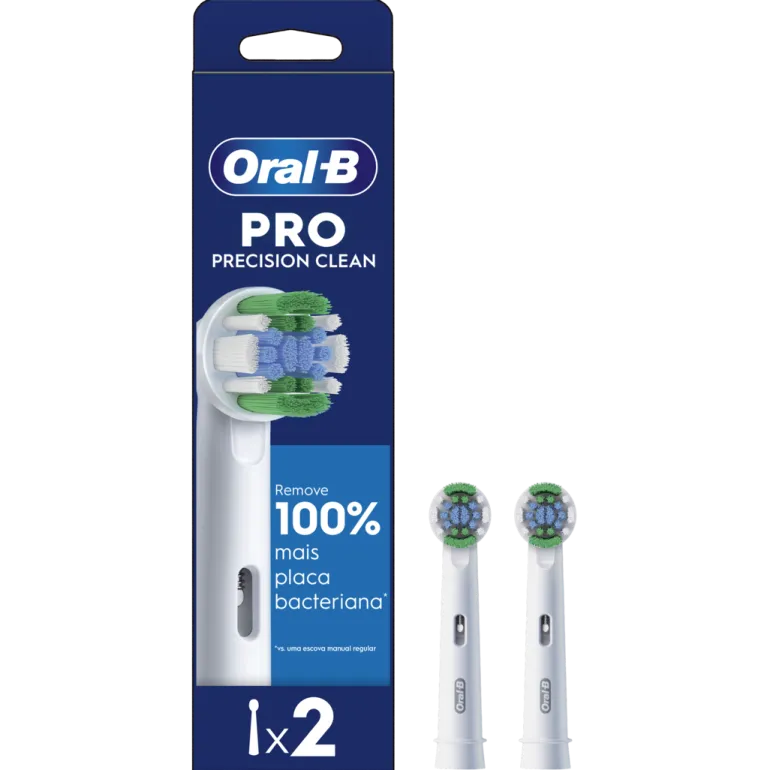 Recargas Escova de Dentes Elétrica Pro Precision Clean Pack 2