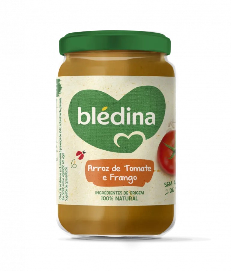 Refeição Infantil Arroz de Tomate e Frango