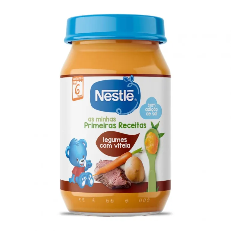 Refeição Infantil Legumes com Vitela