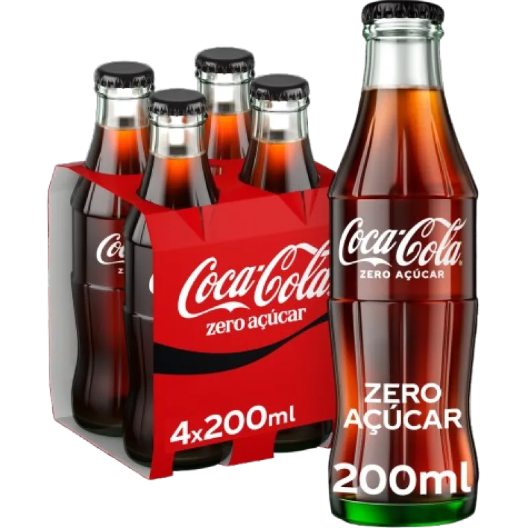 Refrigerante com Gás Cola Zero Pack 4