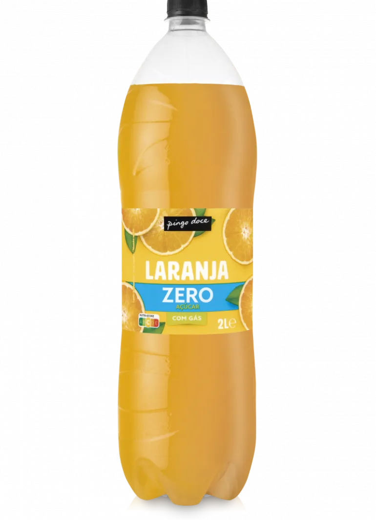 Refrigerante com Gás Laranja Zero