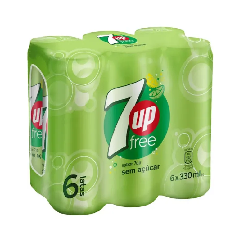 Refrigerante com Gás 7up Zero Pack 6
