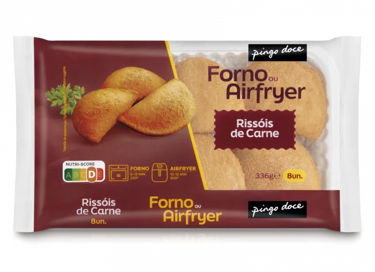 Rissóis de Carne Pré-Fritos Congelados