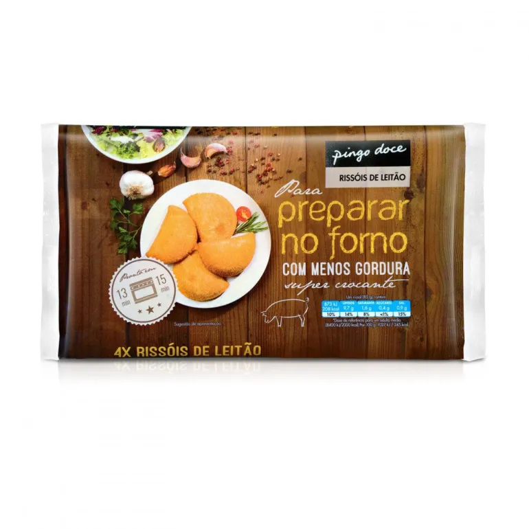 Rissóis de Leitão Fré-Fritos Congelados
