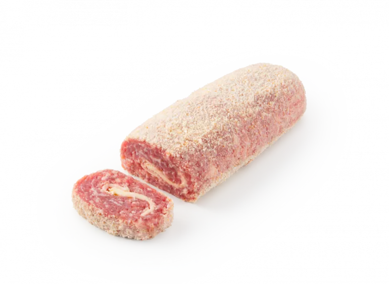 Rolo de Carne de Porco com Queijo e Fiambre