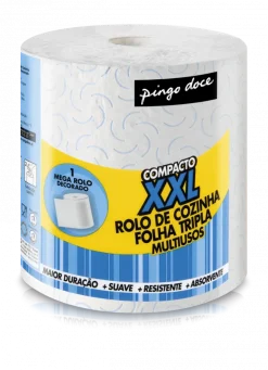 Rolo de Cozinha 3 Folhas Mega Absorção
