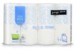 Rolo de Cozinha 2 Folhas - 4 un