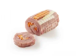 Roti de Porco com Cenoura, Alho Francês e Bacon