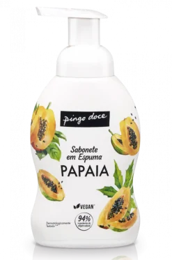 Sabonete em Espuma Papaia