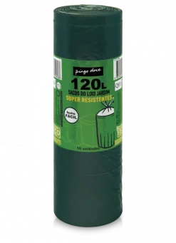 Sacos do Lixo Jardim com Fecho Fácil 120L