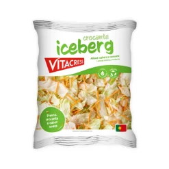 Salada Crocante com Alface Iceberg e Cenoura