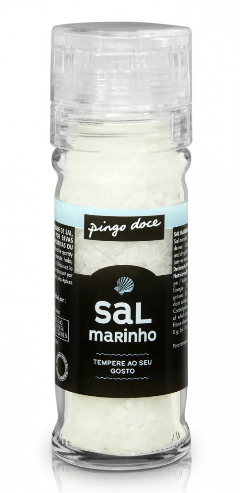 Sal Marinho Moinho Pingo em Frasco