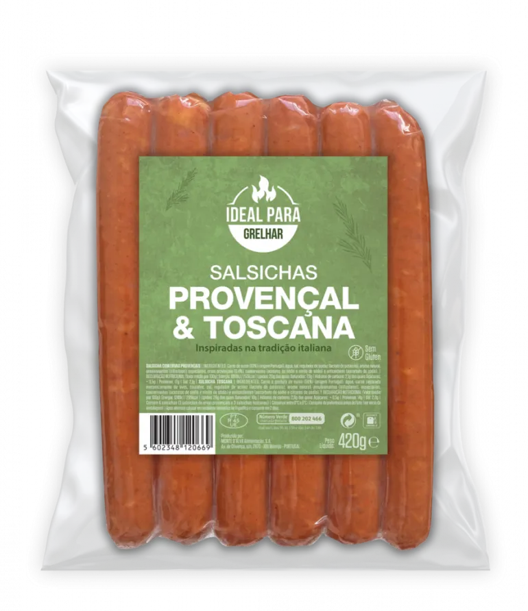 Salsicha Churrasco Ervas e Toscana Ideal para Grelhar
