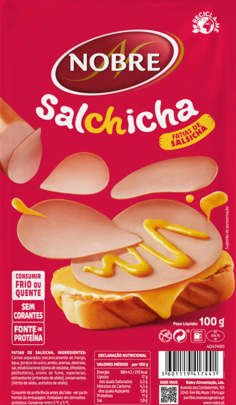 Salsicha Fatiada