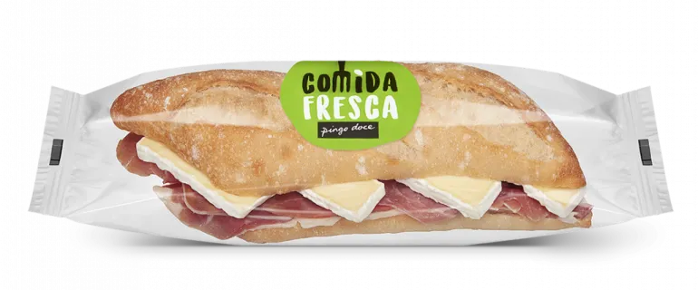 Sandes de Presunto e Brie