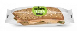 Sandes de Salmão com Queijo Creme Light