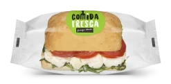 Sandes Italiana com Mozzarella e Pesto