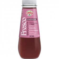 Smoothie Energia com Banana, Frutos Vermelhos e Açaí