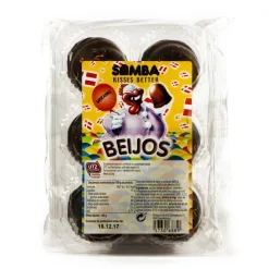 Snack Beijos de Chocolate e Morango