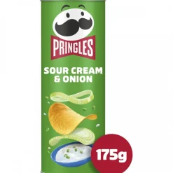Snack de Batata Pringles Cream & Onion
