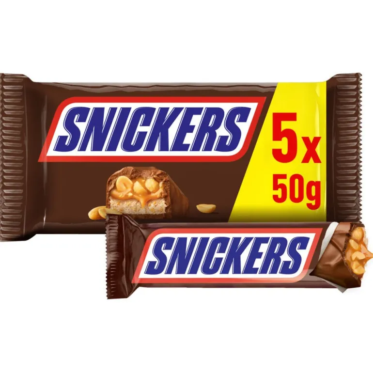 Snack de Chocolate Snickers Pack 5