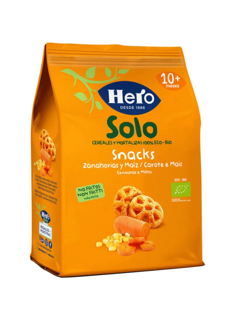 Snack Infantil de Cenoura e Milho