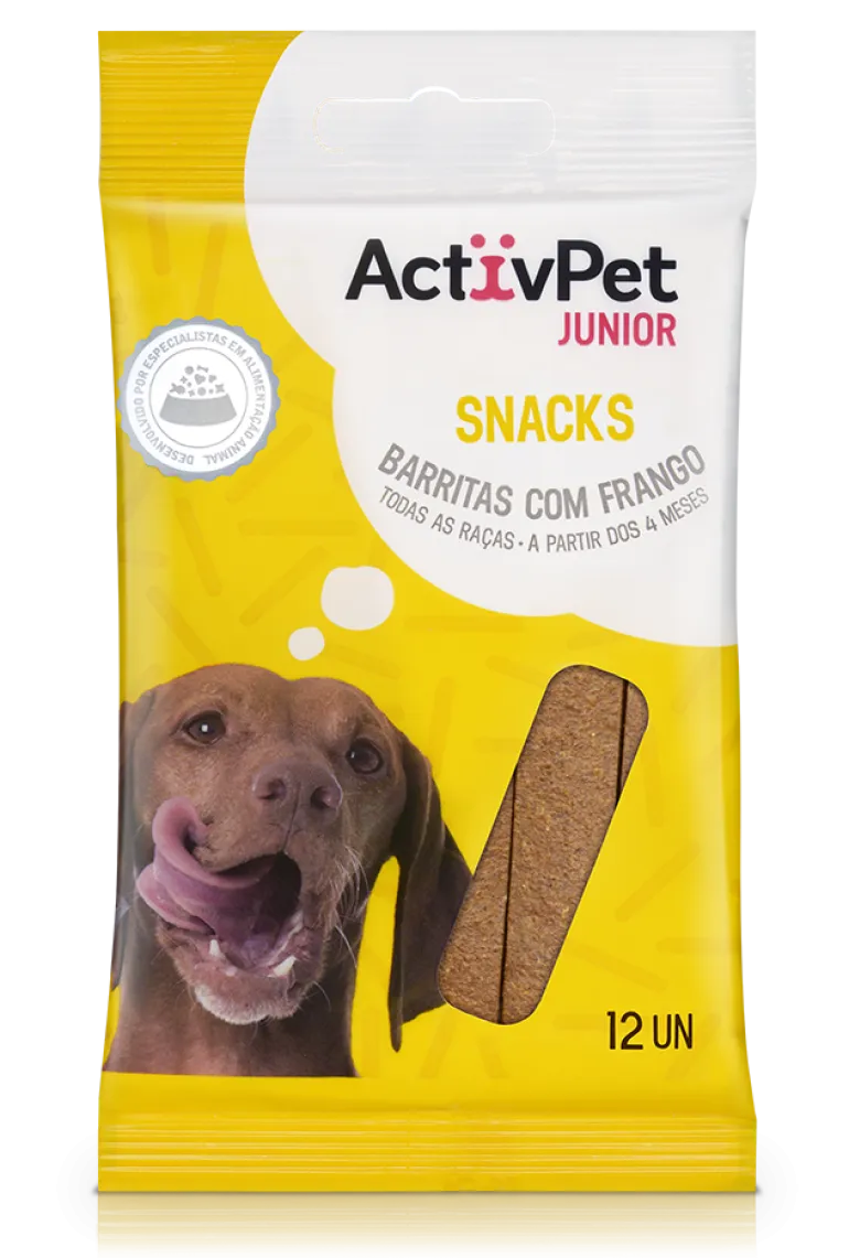 Snack para Cão Júnior Barritas com Frango
