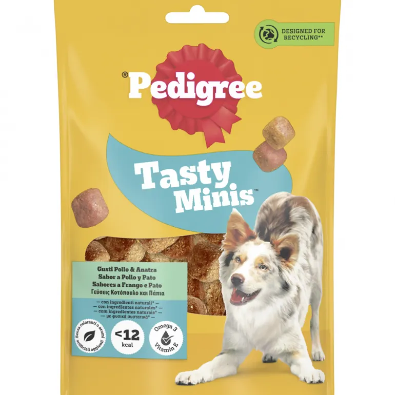 Snack para Cão Tasty Minis Sabor a Frango e Pato