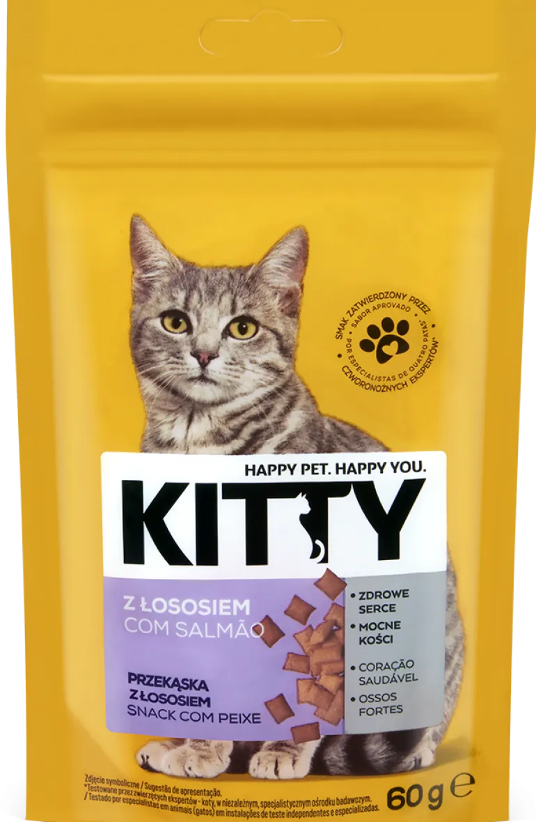 Snack para Gato com Salmão