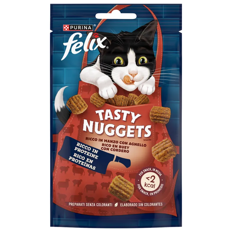 Snack para Gato Tasty Nuggets com Cordeiro