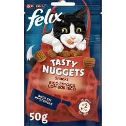 Snack para Gato Tasty Nuggets com Cordeiro