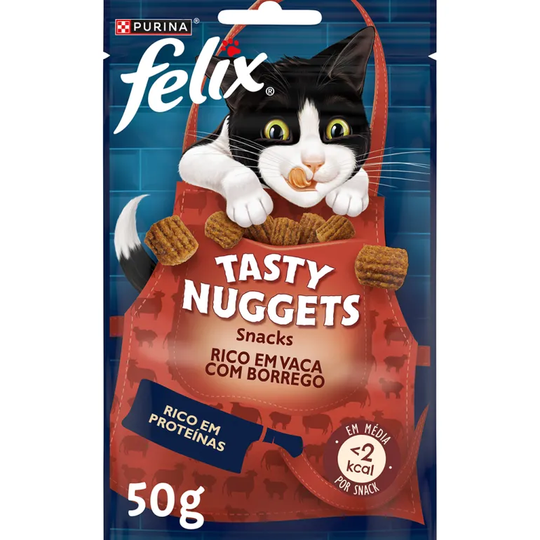 Snack para Gato Tasty Nuggets com Cordeiro