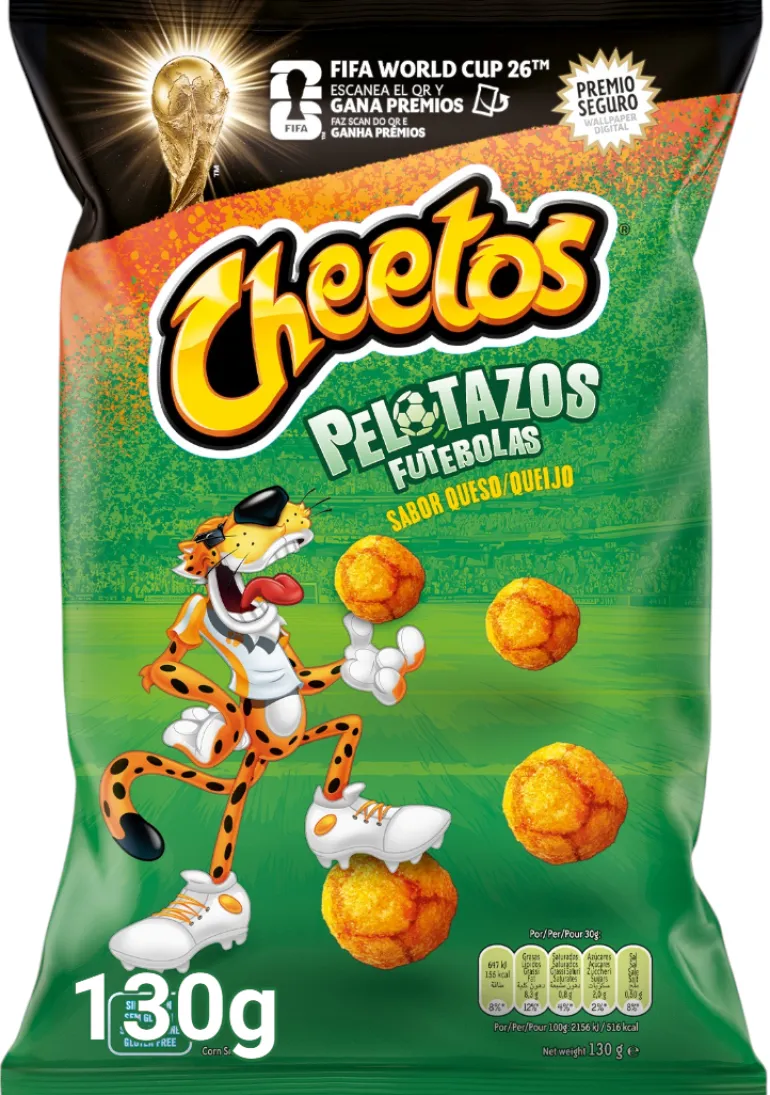 Snacks Cheetos Futebolas Queijo