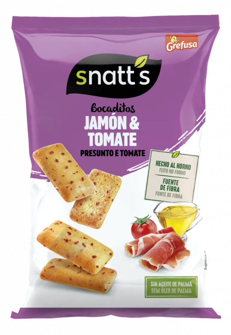 Snacks Salgados Presunto e Tomate