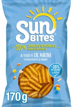Snacks Sunbites com Sal Marinho