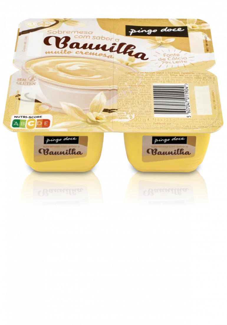 Sobremesa Láctea de Baunilha Pack 4