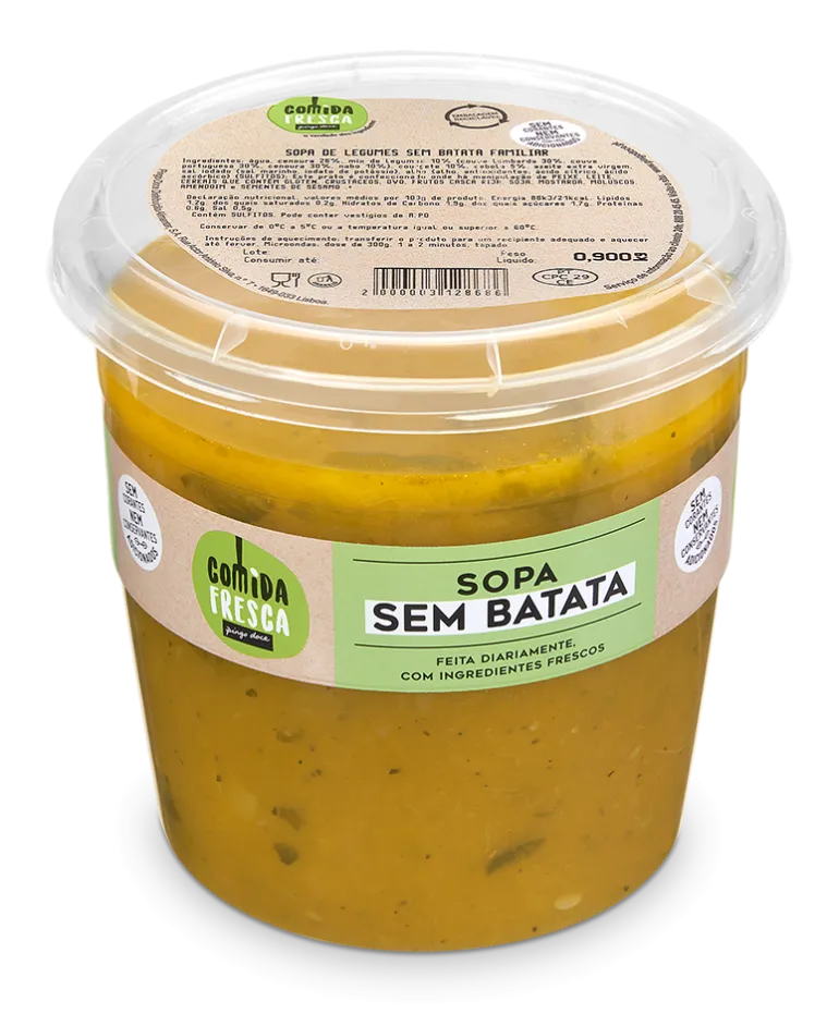 Sopa de Legumes sem Batata Balance