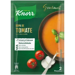 Sopa de Tomate com Mozzarella Gourmet