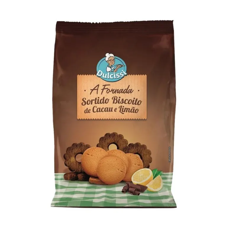 Sortido de Biscoitos de Cacau e Limão
